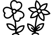 Simple Wildflower Silhouette, an Object Graphic by Designer_Momina (Thumbnail 8 of 15)