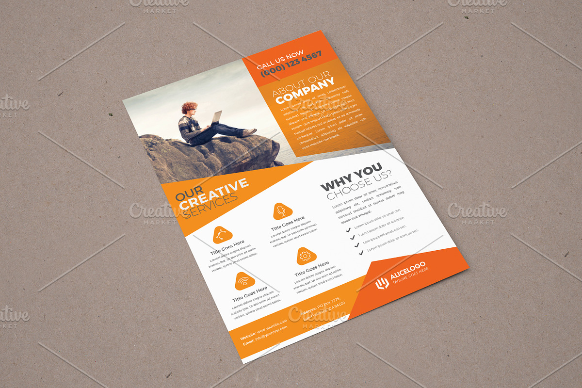 Flyer Template, a Flyer Template by Alice_s (Photo 2 of 10)