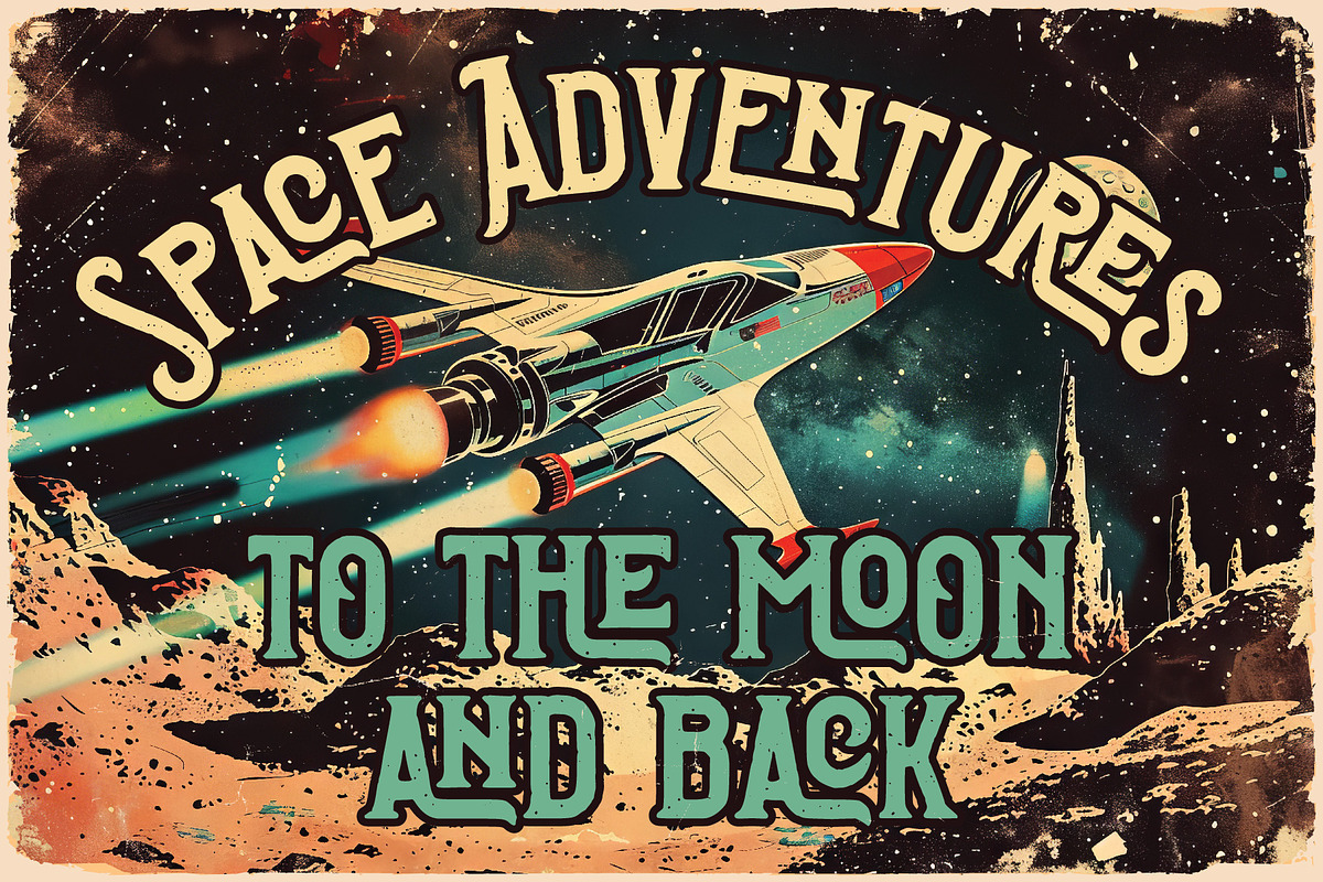 Homeworld Vintage Label Font, a Serif Font by JumboDesign (Photo 3 of 6)