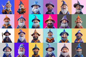 125 Animoji - Wizard Man