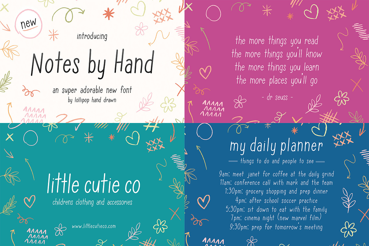 Handwritten Font Bundle - Vol 03, a Serif Font by Lollipop Hand Drawn (Photo 5 of 11)