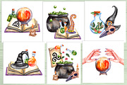 Magic, witchcraft, and Halloween, an Education Illustration by Olha's watercolor (Thumbnail 3 of 19)