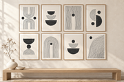 24 Minimalist Printable Wall Art Set, a Background Graphic by C Design Studio (Thumbnail 3 of 8)