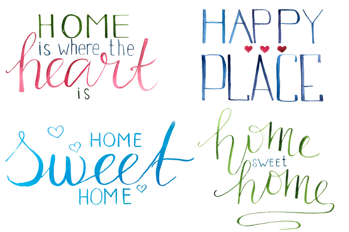 Happy Place Watercolor Set, an Illustration by Daria's Magic World (Photo 4 of 7)