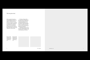 Square Photobook Grid System Serif