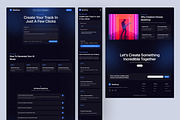 AI Music Generator Website UI Figma, an UI Kit Template by peterdraw (Thumbnail 3 of 7)