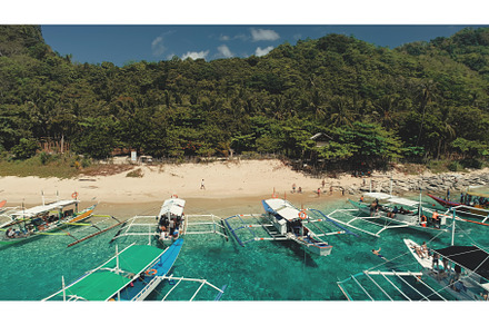 Tourists ocean cruise aerial, a Nature Photo by Goinyk