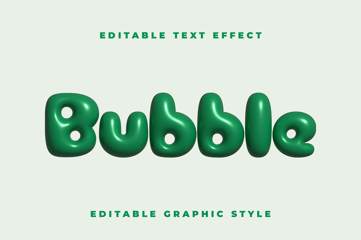 Inflated Ballon Text Effect, a Templates & Theme by studiogstock (Photo 1 of 3)