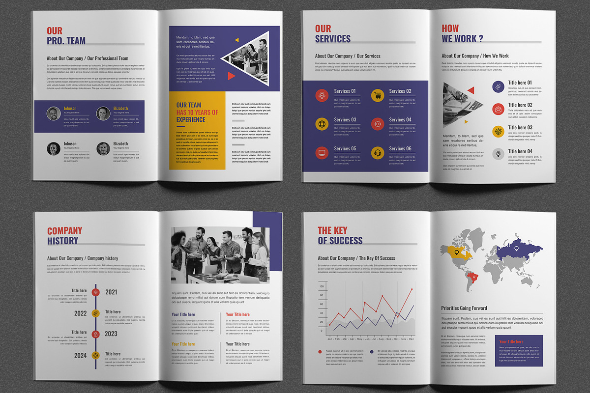 Company Profile Design Template