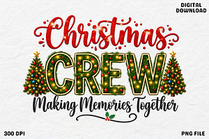 Christmas Tree PNG Shirt Design