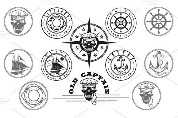 Yacht Club Labels
