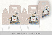 Cute animals in warm winter fabric, an Animal Illustration by Love Watercolor Store (Thumbnail 5 of 8)