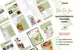 Macronutrients tracking Guide, Ebook