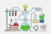 Laboratory Equipment and Science, an Education Illustration by Partikusi Design (Thumbnail 3 of 3)