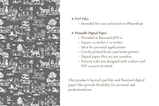 Cat Toile Illustrated Pattern, a Background Graphic by Hughes Studio (Thumbnail 7 of 8)