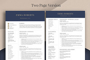 Executive Resume Cv Template, a Resume Template by Klamp Studio (Thumbnail 3 of 10)