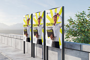 Vertical Outdoor Poster Mockup, an Advertising Mockup by SLAB! Design (Thumbnail 7 of 7)
