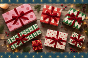 Geometric Holiday Christmas Patterns, a Pattern Graphic by Sonulkaster (Thumbnail 3 of 13)