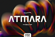 Atmara Futuristic Font, a Sans Serif Font by Vadovastd (Thumbnail 1 of 8)