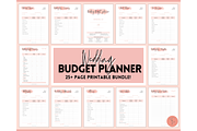 Wedding Budget Planner - Pink BUNDLE, a Templates & Theme by Templatables (Thumbnail 1 of 10)