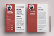 Resume Design Template, a Resume Template by MightyDesign (Thumbnail 1 of 8)