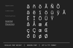 Monospaced Font