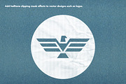 Halftone Paper & Card Vectors, a Texture Graphic by Offset (Thumbnail 13 of 16)