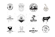50 Vintage Logos | Canva Template, a Templates & Theme by Angkalimabelas (Thumbnail 4 of 5)