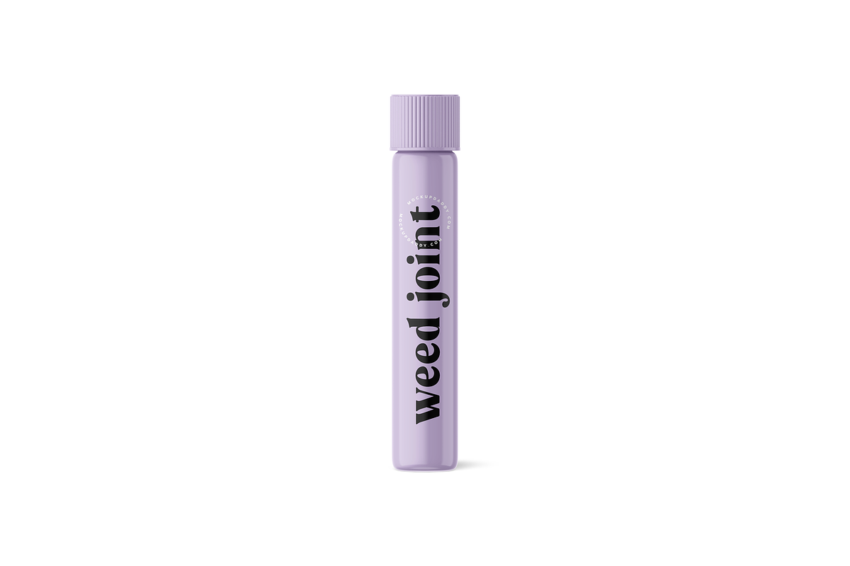 Cannabis Joint Branding Mockup, an Advertising Mockup by Mockupdaddy (Photo 7 of 14)