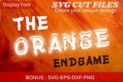 The Orange Endgame, Horror Font, a Font by Tattoo Worker Studio (Thumbnail 1 of 4)