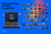 3D International Police Cooperation, an Object Graphic by Pengedar Seni (Thumbnail 1 of 3)