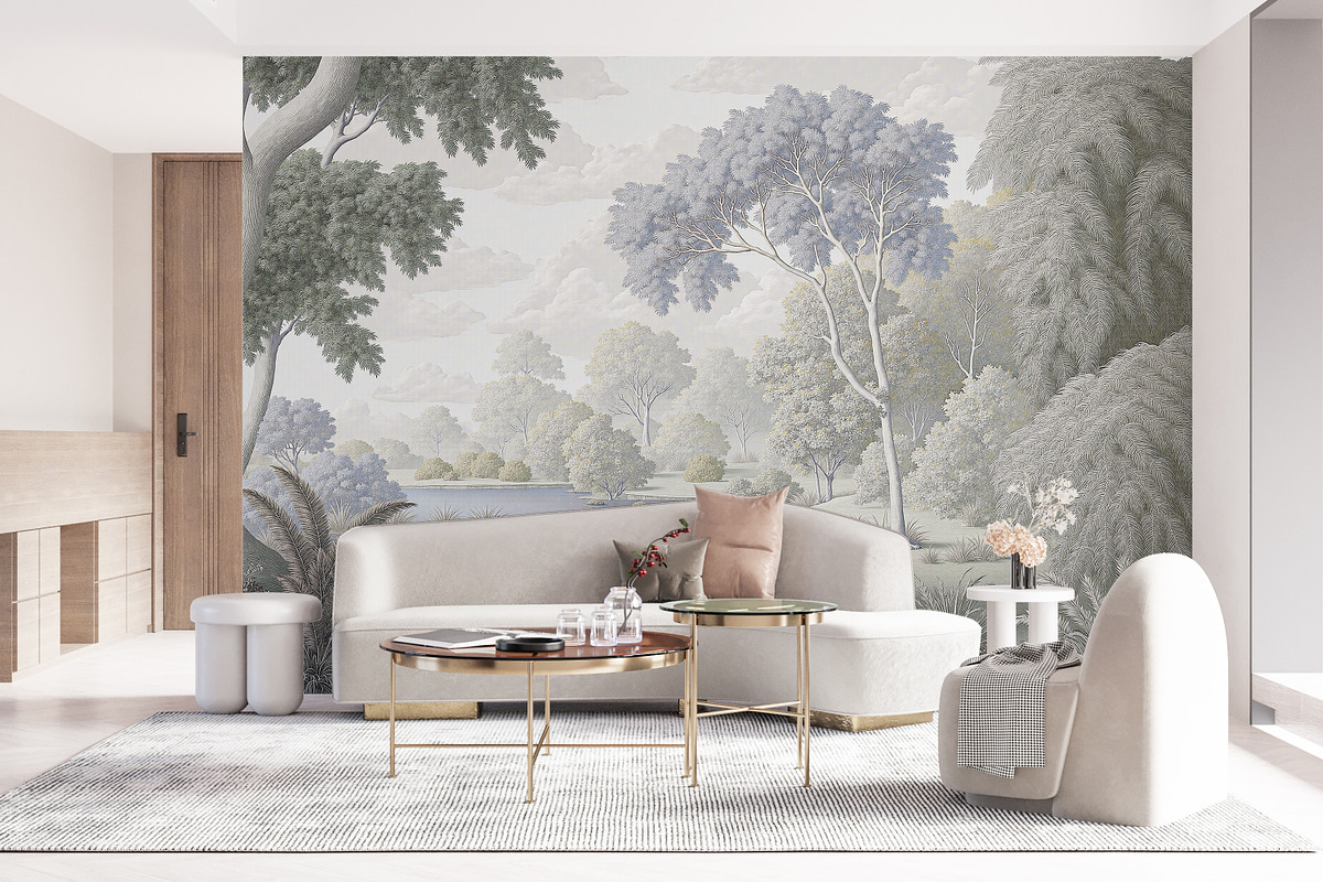Forest Art Wallpaper Set, an Illustration by fei long (Photo 3 of 9)