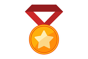Medal Vector Icon, an Icon by Pexelpy
