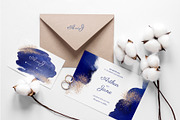 Sapphire & Gold abstract clipart, a Texture Graphic by My Wondercolor (Thumbnail 7 of 7)