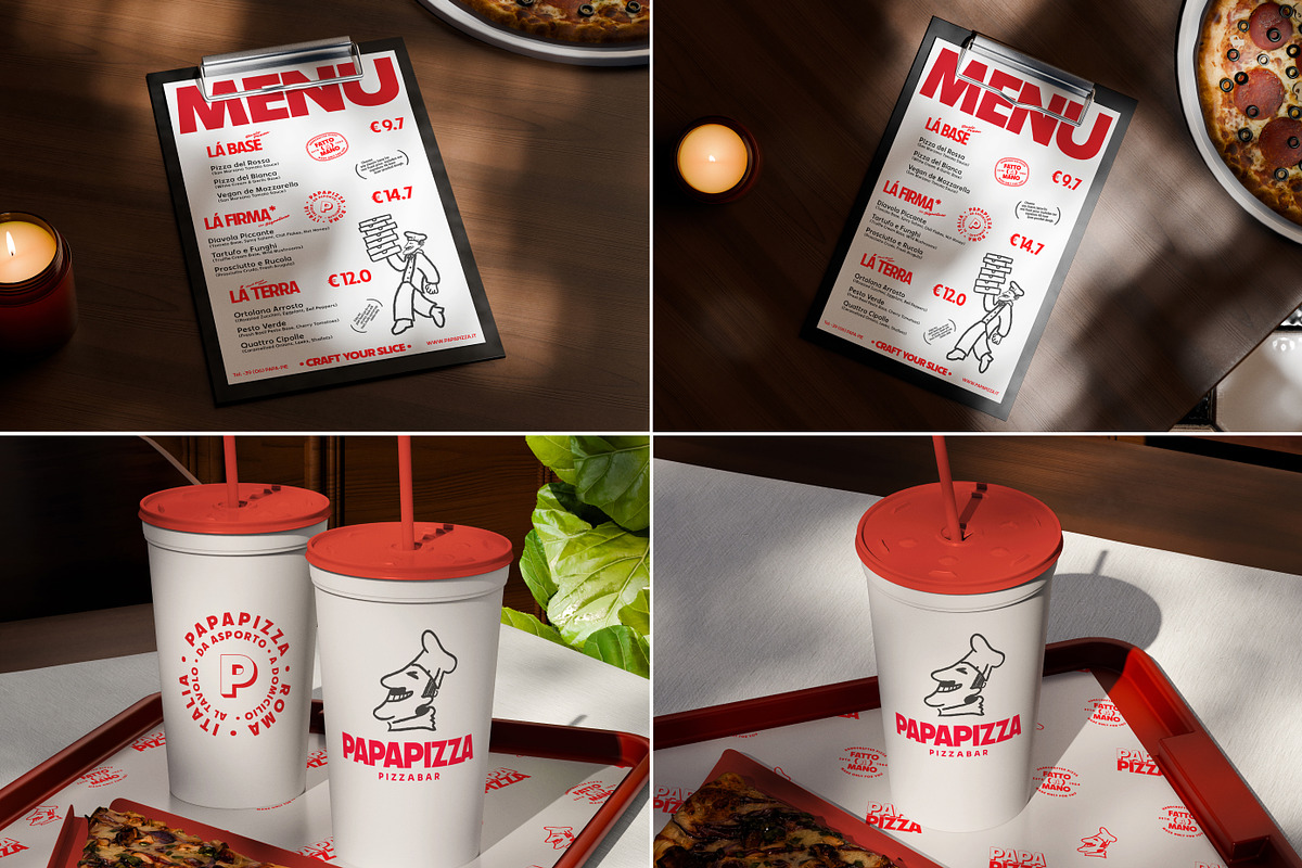 40 Pizza Branding & Packaging Mockup, a Packaging Mockup by Vitora Mockup (Photo 3 of 12)