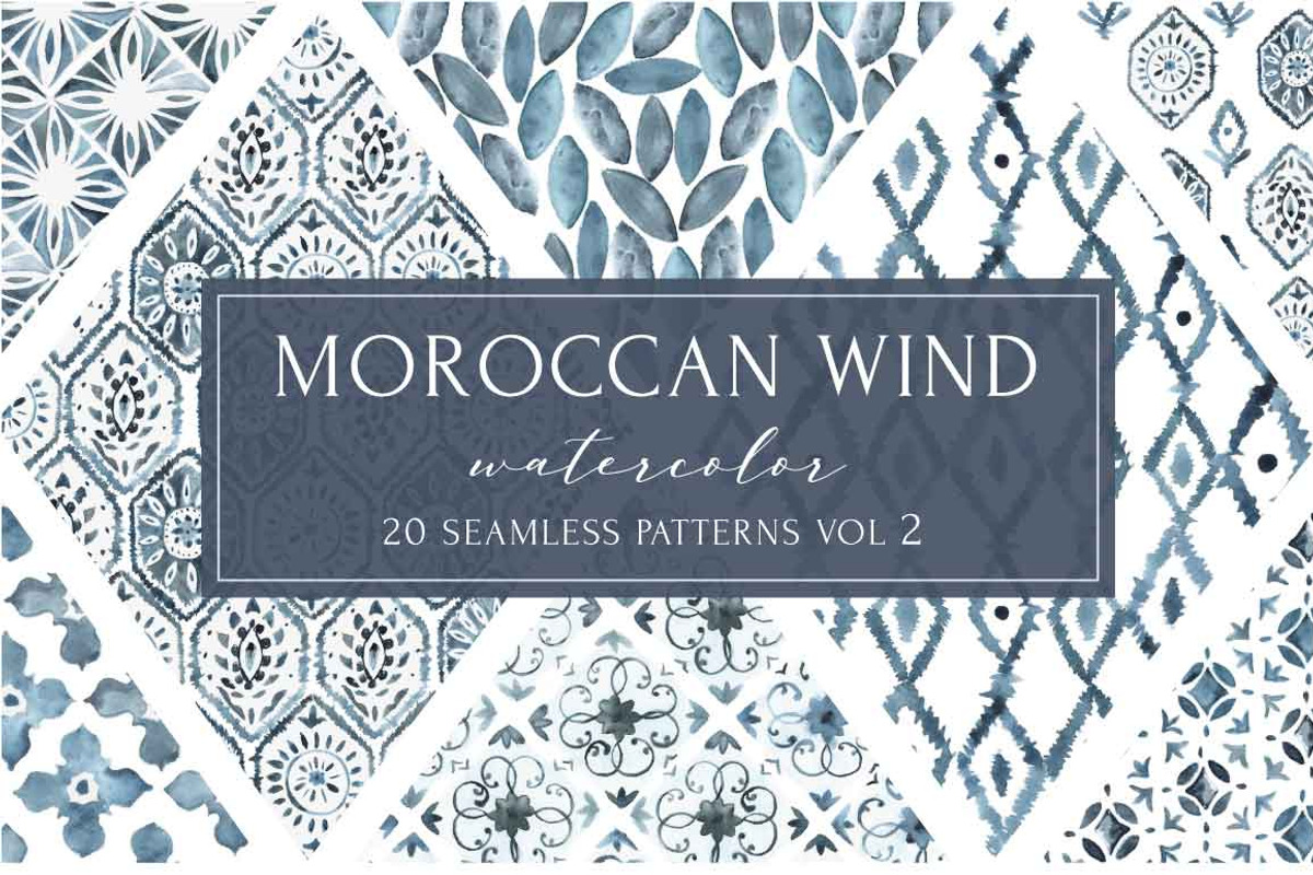 MOROCCAN WIND vol2 seamless pattern, a Pattern Graphic by Katya_lu (Photo 1 of 8)