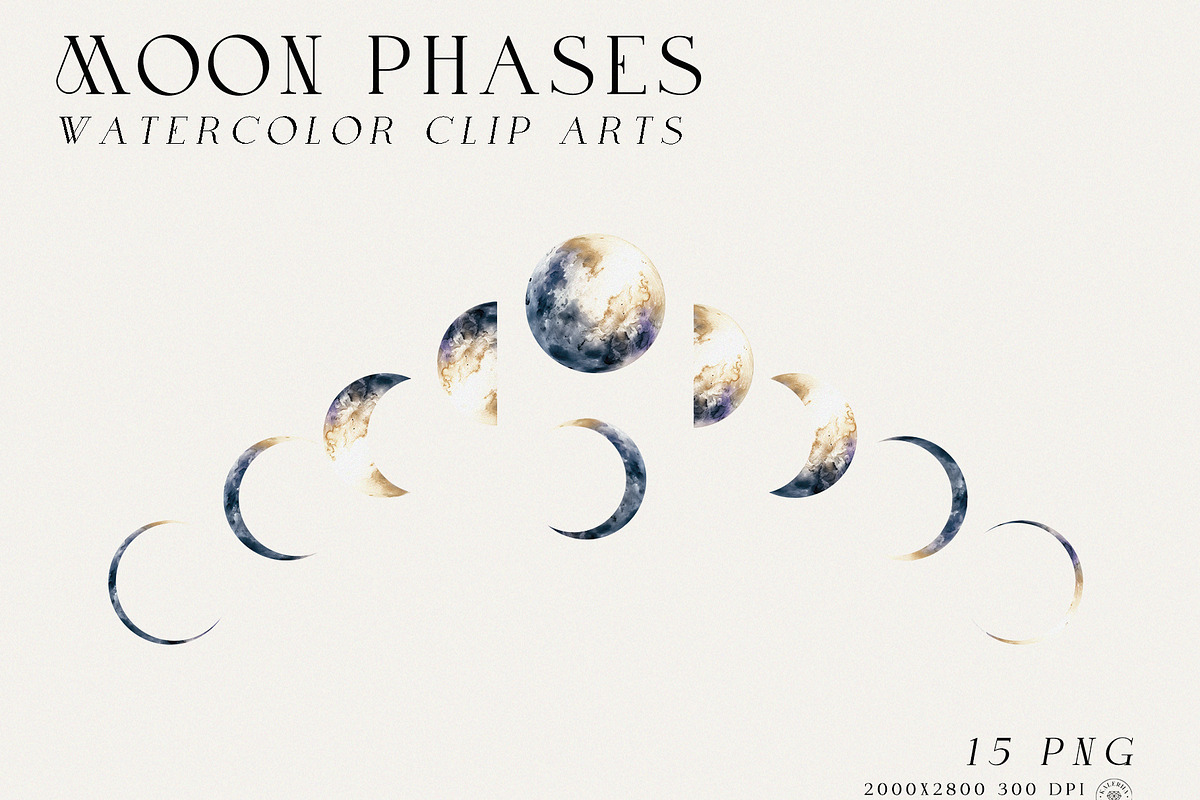 Watercolor Space Collection, an Object Illustration by Kaleriia (Photo 5 of 11)