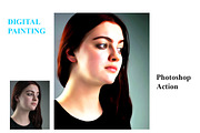 Digital Painting  Photoshop Action, an Action Add-On by Studio Retouch (Thumbnail 2 of 7)