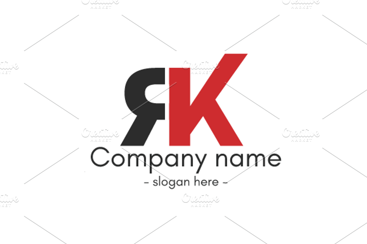 RK Company Logo Design, a Branding & Logo Template by Florin Chitic