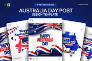 Australia Day Social Media Post, a Social Media Template by RamStudio2 (Thumbnail 1 of 4)
