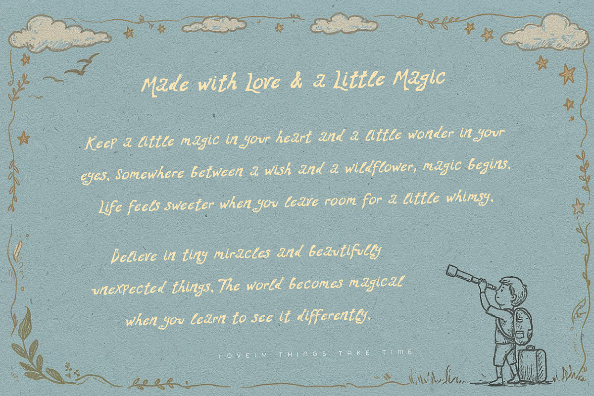 Wanipro Fercro - Made of Dreams, a Handwritten Font by HypeWorksCo (Photo 7 of 14)