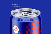 Sleek 355ml Aluminium Can Mockup, a Packaging Mockup by easymock (Thumbnail 2 of 12)
