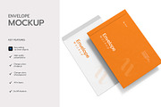 Envelope Mockup PSD Template, a Product Mockup by graphypix (Thumbnail 2 of 4)
