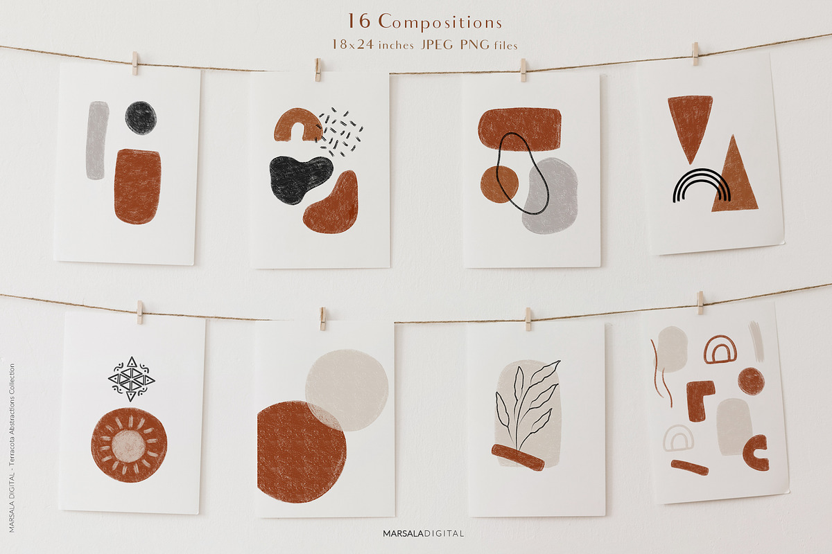 Abstract Graphic Collection Line Art, a Decorative Illustration by Kaya Fonts (Photo 3 of 14)