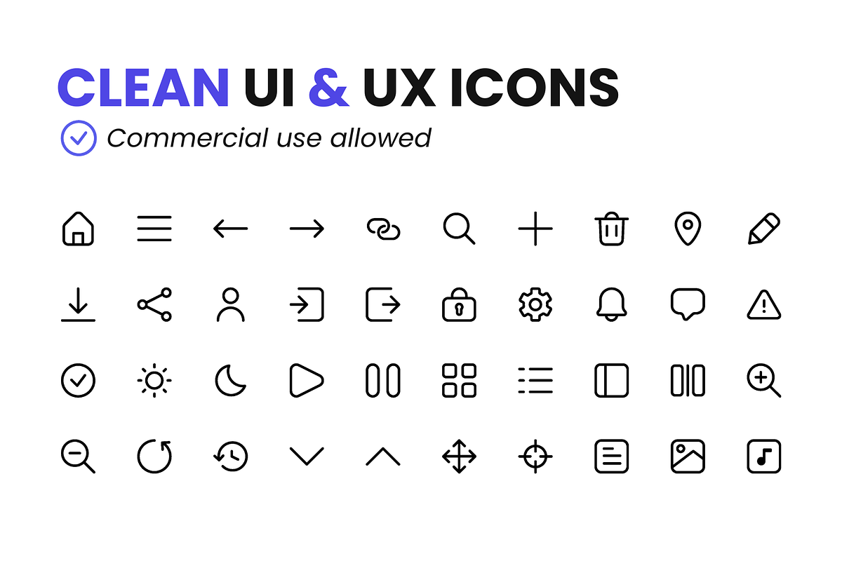 200 Modern UI-UX Icons for Apps, Web, an Outline Icon by Icons Drop (Photo 2 of 8)