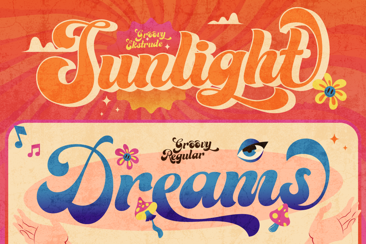 Groovy Signature - Retro Font, a Handwritten Font by Artisan Themes (Photo 4 of 12)