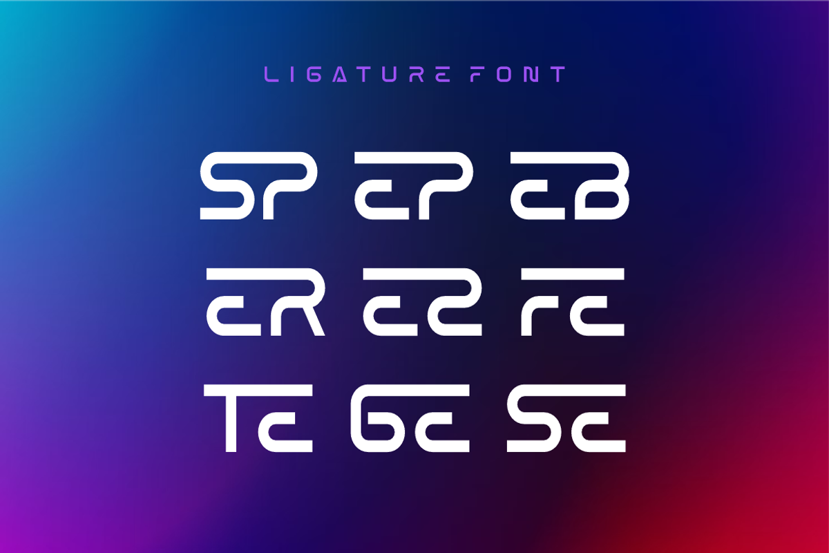 Sporfez - Futuristic Techno Font, a Sans Serif Font by Iqsiart Studio (Photo 6 of 7)