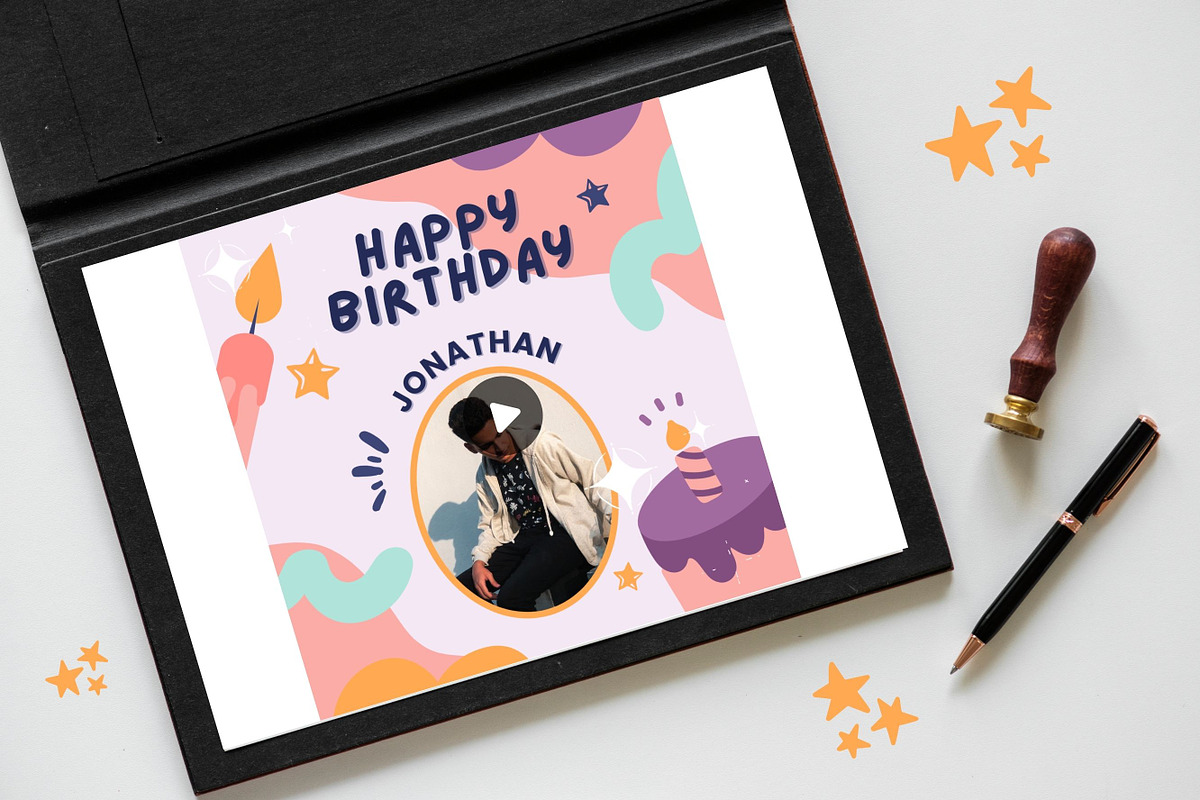5 Birthday Animated Templates, a Templates & Theme by TemplateCastleStore (Photo 10 of 18)