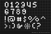 Pigxel - Modern Pixel Typeface, a Serif Font by delipensil (Thumbnail 6 of 9)