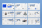 Blue Modern Pitch Deck Presentation, a Presentation Template by graphicook (Thumbnail 2 of 4)
